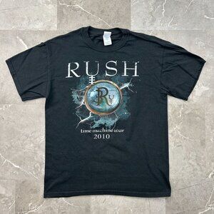 Rush Graphic Tour Tee Mens Medium Time Machine Band Shirt y2k